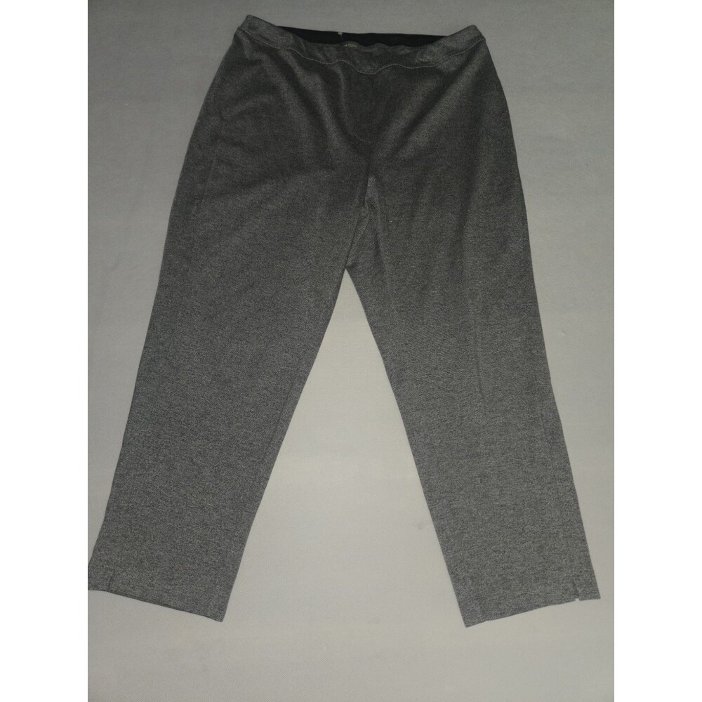 ​J.Jill Wearever Collection Gray Knit Pants Women's Size XL Elastic Comfortable